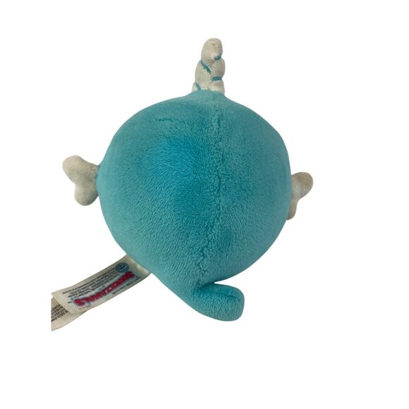 Squeezamals Nadia Narwhal Plush Toy 3in Blue White Soft Squishy Stuffed Animal - Picture 3 of 7